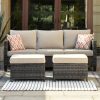 Kingston Beige Sofa With Ottoman (2) With Coffee Table - Image 2