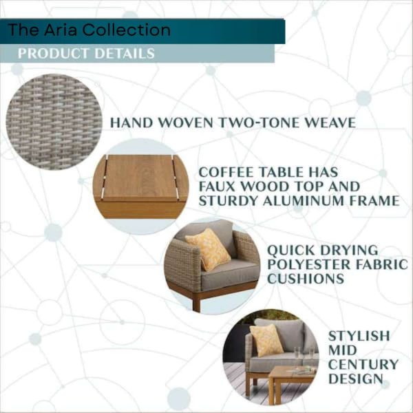 Aria Collection Conversation Set - Image 4