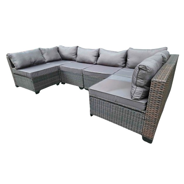 Logan 6 Piece Modular Sectional With Weather Cover - Image 3